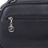 Nas Bag Kadın Çok Gözlü Mini El ve Çapraz Çanta Siyah  Lopez