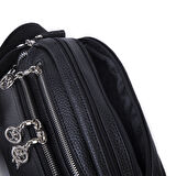 Nas Bag Kadın Mini Çok Gözlü Spor Şık Çanta ( en :25 cm , boy: 16 cm ) Siyah Lopez