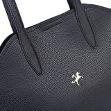  Nas Bag Kadın  Büyük Boy Omuz Çantası Çapraz Askılı Siyah Lopez