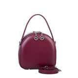 Nas Bag Mini Kadın El ve Çapraz Çanta (17x17 cm) Bordo 