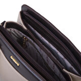 Nas Bag Şık  Kadın Midi El ve Omuz Çanrası Kum Kahve Liza