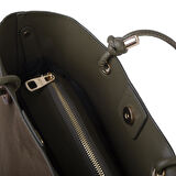  Nas Bag Hafif  Kadın  Büyük Boy Omuz Çantası Yeşil Süet