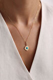 Heritage Mavi Firuze Pusula Charm Kolye