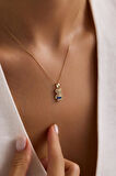 Mini Bear Blue Kolye Ucu