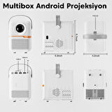 Multibox Probox Taşınabilir Android Projeksiyon