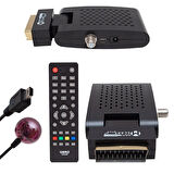 Magbox Scart Plus TKGS'li Scart Girişli Mini SD Uydu Alıcısı