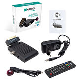 Magbox Scart Plus TKGS'li Scart Girişli Mini SD Uydu Alıcısı