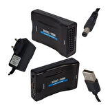 Powermaster PM-18588 Scart To HDMI Çevirici Adaptör