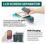 Luxury, 3in1 Ekran Ayırma,Sıcak Hava ve Lehimleme İstasyonu Prolink   P-53 AAAI