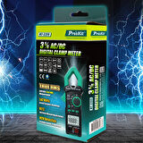 Luxury,  3-3/4 3-5/6 AC/DC Dijital Pens Multimetre Proskit MT 3209