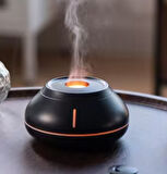 130ml Işıklı Aroma Therapy Hava Nemlendirici – Ultrasonik Buhar ve LED Gece Lambası
