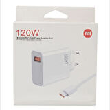 Mi 120W Hızlı Şarj Cihazı - Orijinal Güç Adaptörü, Turbo Şarj Desteği, USB-C, Tüm Cihazlarla Uyumlu