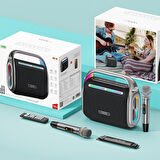 Taşınabilir Xl-SP922 Bluetooth Hoparlör | 150W Güç, 2 Kablosuz Mikrofon, Şarjlı