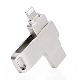64GB iPhone Uyumlu USB Flash Bellek OTG Destekli Lightning ve USB Girişli Taşınabilir Hafıza