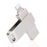256GB iPhone Uyumlu USB Flash Bellek Çift Girişli Lightning OTG Destekli Taşınabilir Depolama
