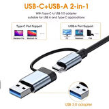 FH28 USB-C Çoklayıcı 5xUSB-A 3.0 2xUSB-C Portlu USB-C + USB-A Girişli Adaptör