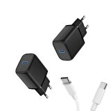 20W Type-C Hızlı Şarj Başlık Aparatı Güç Adaptörü Batarya Korumalı Yüksek Kalite ve Type-C Kablolu