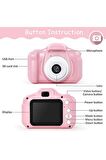 Çocuklar Için Mini Eğitici Dijital Fotoğraf Makinesi 5 Adet Oyun Video Fotoğraf Çekimi Cmr9