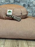 Lotus Meditasyon Minder Seti, Orange Zafu Zabuton Yoga Minderi, Ortası Düz