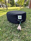 Yoga Meditasyon Minder Set, Siyah Yuvarlak  