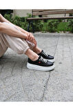 Kadın Hakiki Deri Aksesuar Detaylı Sneaker