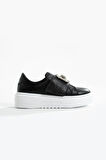 Kadın Hakiki Deri Sneaker Siyah