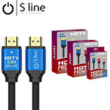 Sline 25 metre 4K HDMI Kablo Erkek-Erkek K:10
