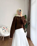 TT4481-Z Bisiklet Yaka Triko Kazak