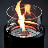 Enders Nova Led Gazlı Ateş Çukuru Siyah Firepit