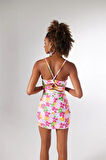 Markano Verano Elbise Pembe