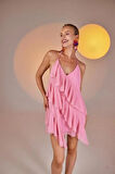 Markano Capri Elbise Pembe