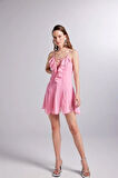 Markano Sorento Elbise Pembe