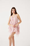 Markano Lea Elbise Pembe