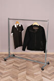 Sabit Askılık 120 Cm Krom Stand