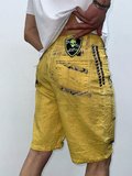 Street Style Hafif Esnek Erkek Jean Şort
