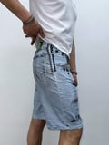 Street Style Hafif Esnek Erkek Jean Şort