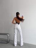 Yüksek Bel Flare Jean İspanyol Paça Pantolon
