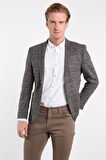 İntersivin 6 Drop Slim Fit Tam Astar Erkek Tek Ceket