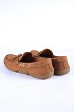  İntersivin Erkek %100 Deri Süet Camel Erkek Ayakkabı