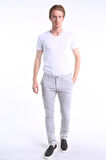 İntersivin Erkek Yazlık Terletmeyen Hafif Kumaş Taş Rengi Slim Fit Pantolon