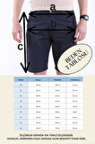 İntersivin %100 Pamuklu Yandan Cepli Slim Fit Erkek Capri- Şort