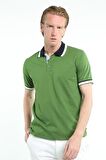 İntersivin Normal Kesim Polo Yaka Dokulu %100 Pamuk Erkek T-Shirt