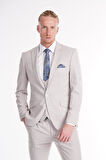 İntersivin Yelekli Slim Fit 6 Drop Erkek Takım Elbise