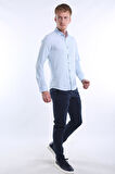 İntersivin Slim Fit Pamuklu Likralı Lacivert Erkek Pantolon 