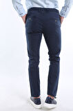 İntersivin Slim Fit Pamuklu Likralı Lacivert Erkek Pantolon 