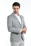 İntersivin Slim Fit 6 Drop Likralı Tam Astarlı Erkek Blazer Tek Ceket