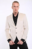 İntersivin 6 Drop Slim Fit Kadife Tam Astar Blazer Erkek Tek Ceket