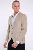 İntersivin 6 Drop Slim Fit Kadife Tam Astar Blazer Erkek Tek Ceket