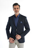İntersivin Slim Fit Yarım Astarlı Erkek Yazlık Blazer Tek Ceket