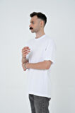Gracht Oversize Beyaz T-Shirt